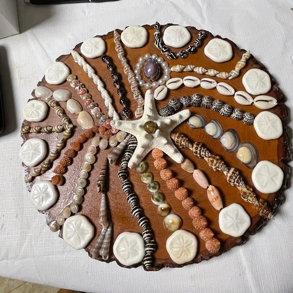 Seashell and Starfish Decorative Wall Art